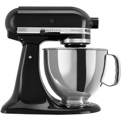 KitchenAid Artisan Series 5-Quart Tilt-Head Stand Mixer, Onyx Black -KSM150PSOB | Target