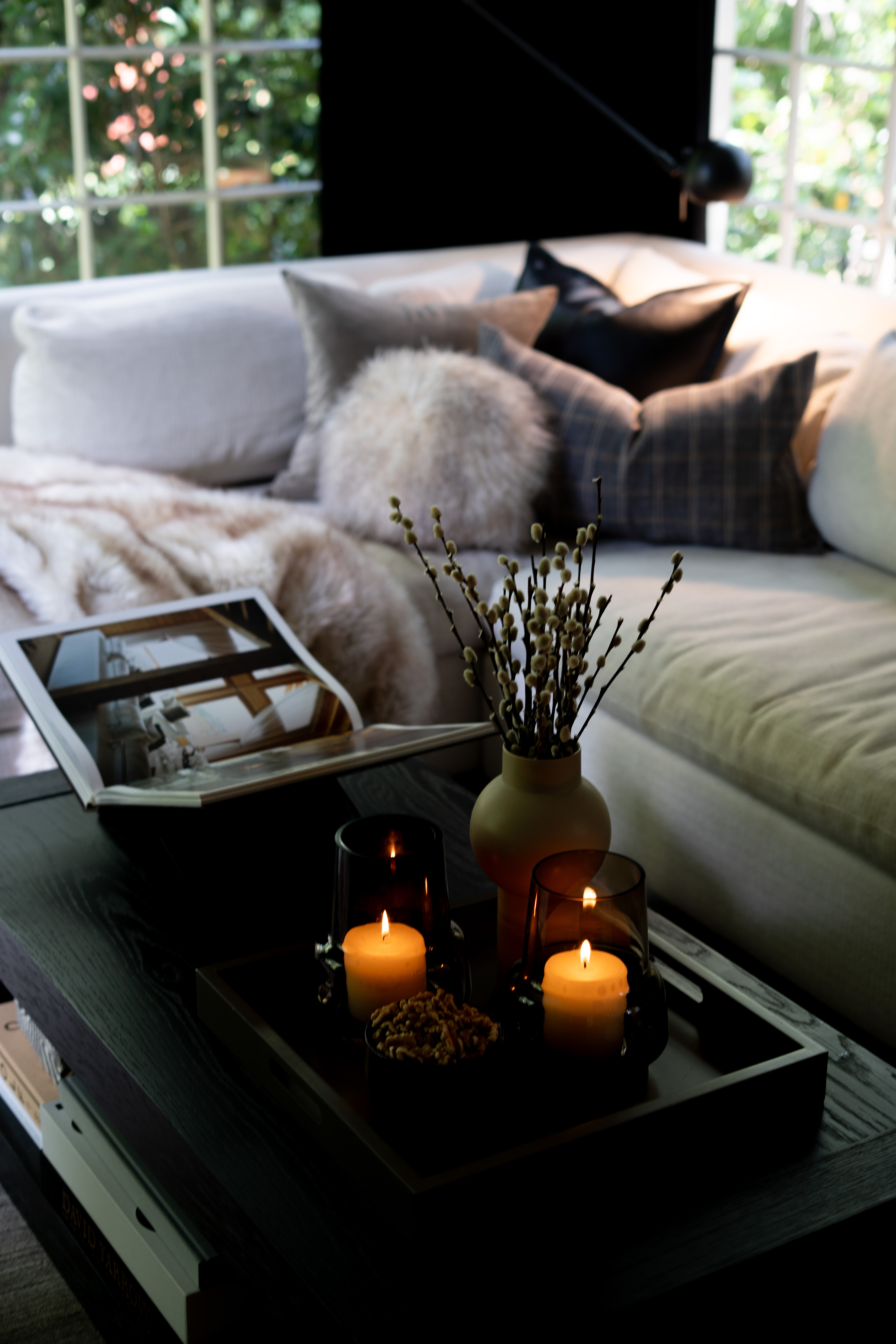 Just lit the candles, fluffed the pillows, and curled up with my favorite design book — this is my happy corner! Fall weather is creeping in and I’m sosss here for the cozy vibes! 

 #LTKSeasonal #LTKHome #LTKStyleTip