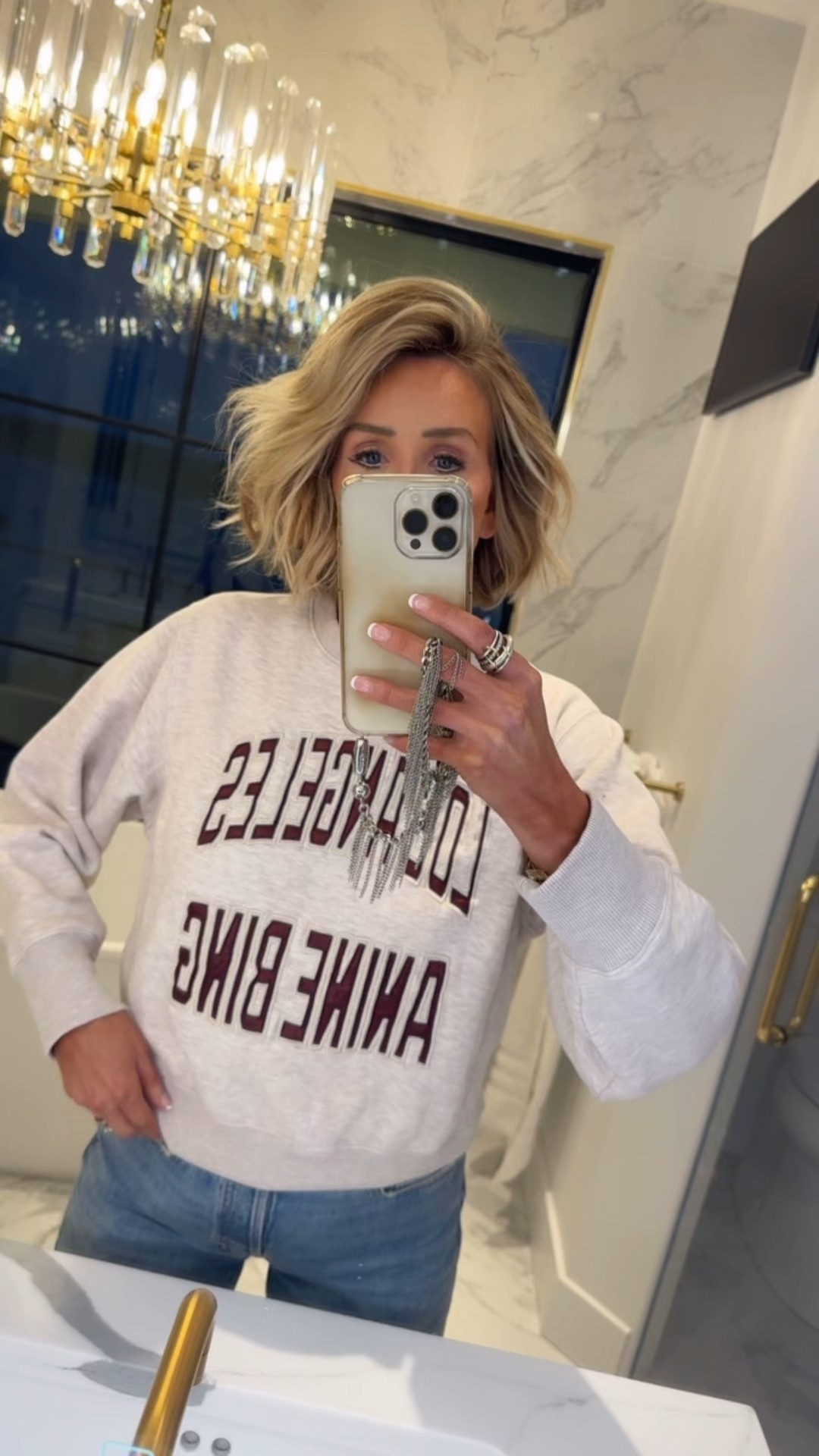 Wearing a small .. I love how elevated yet casual her tops always look and feel 🤌