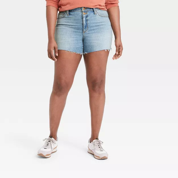 Women's High-Rise Vintage Midi Jean Shorts - Universal Thread™ | Target