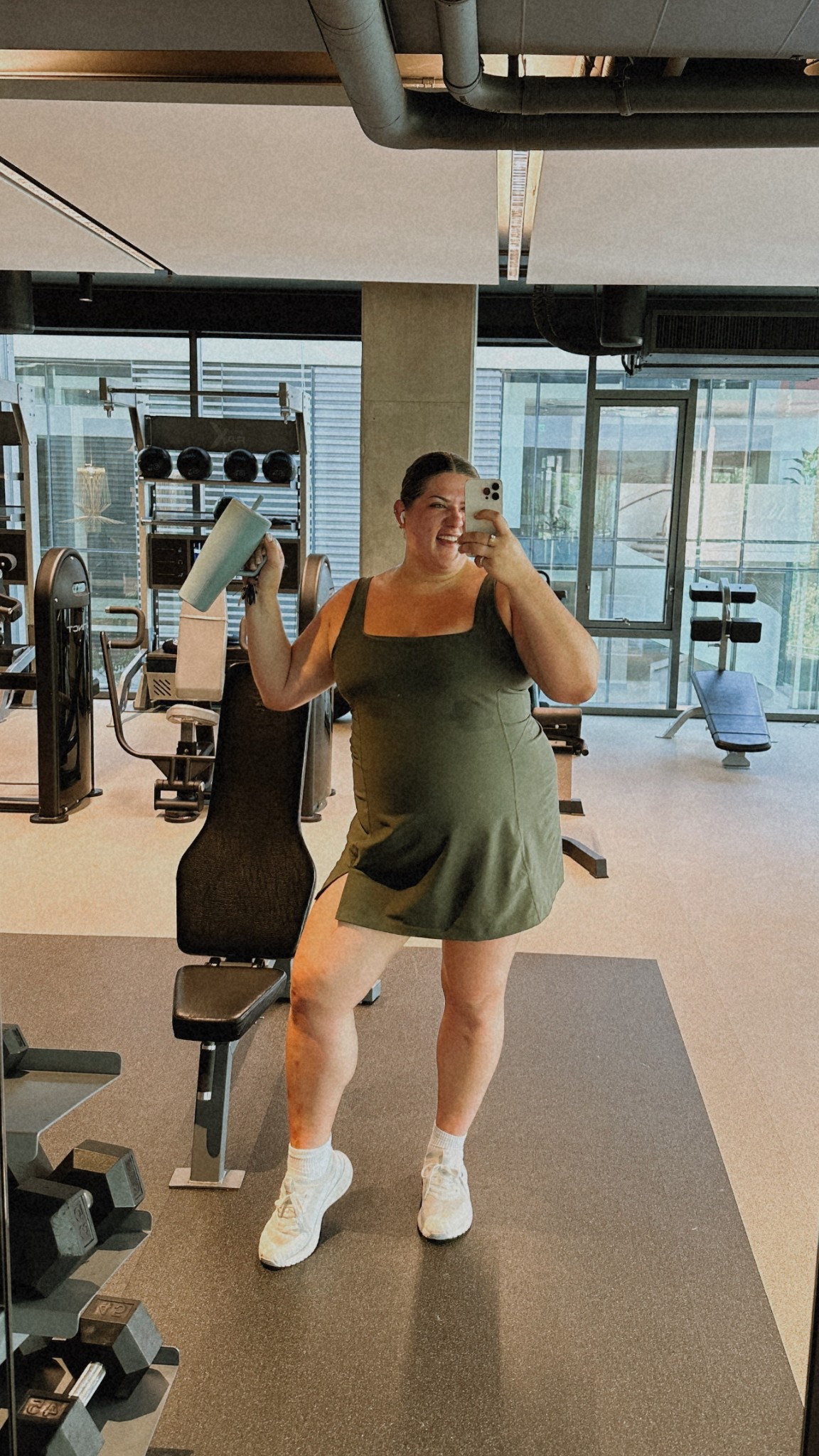 workout dresses are my FAVORITEEEE. I have this same dress in MULTIPLE cooors bc it’s so good 🤍

#LTKPlusSize #LTKMidsize #LTKActive