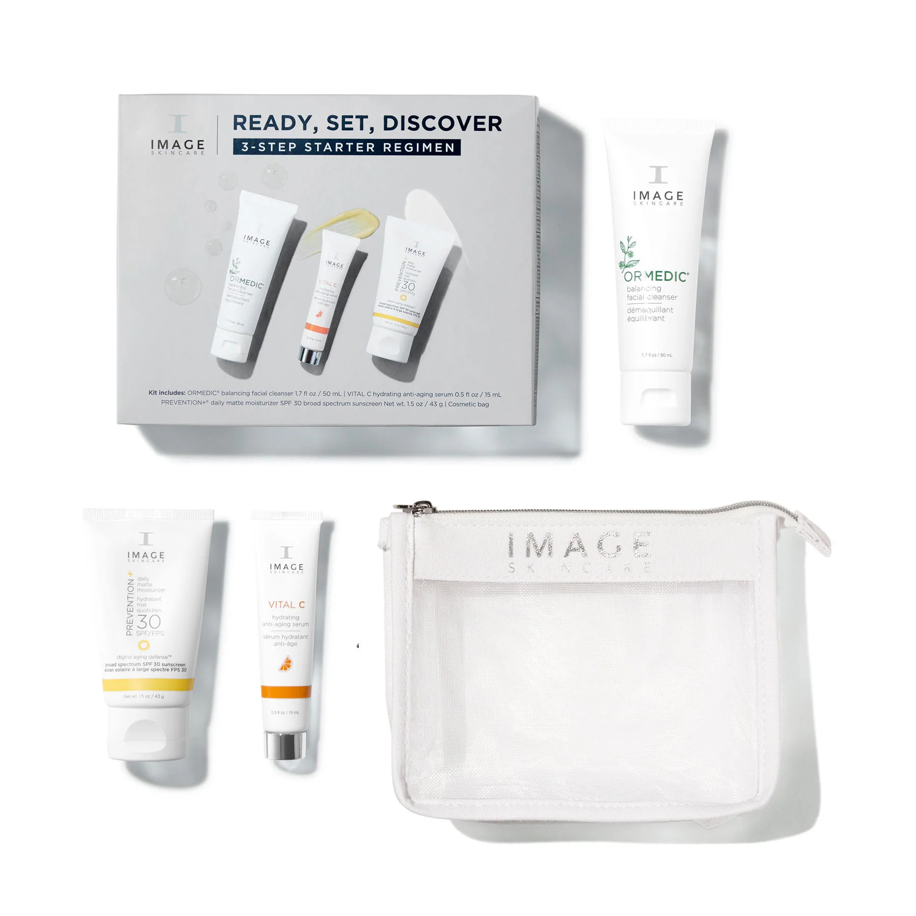 READY, SET, DISCOVER. Bestsellers starter set. | Image Skincare