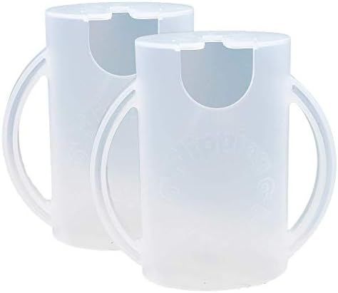 Flipping Holder, Multipurpose Squeeze-Proof Food Pouch Holder and Juice Box Holder (Snow White x2) | Amazon (US)