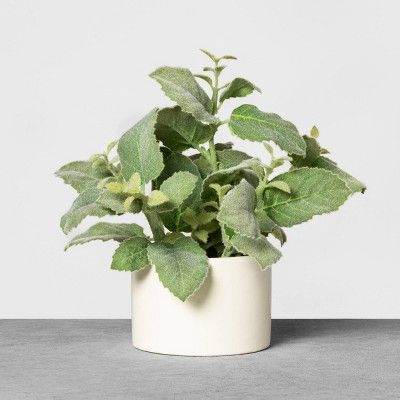 Faux Mint Potted Plant - Hearth & Hand™ with Magnolia | Target