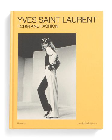 Yves Saint Laurent Form And Fashion Book | TJ Maxx