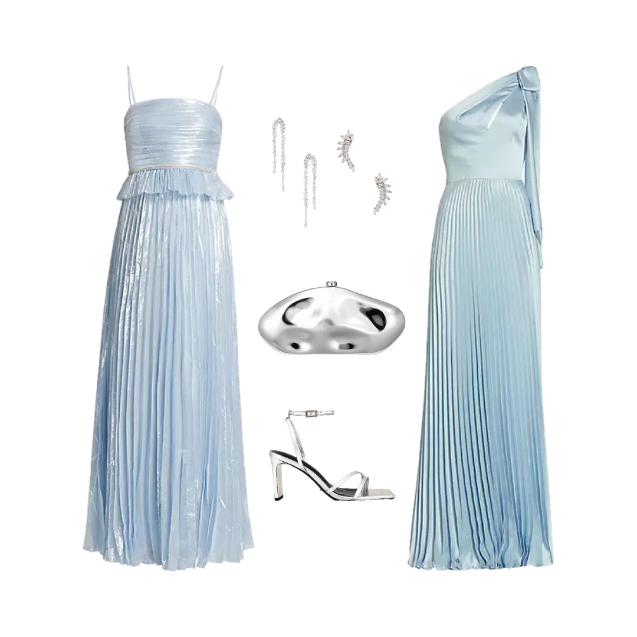 Winter wonderland vibes ❄️☃️ love this blue and silver look for formal! 

#LTKSeasonal #LTKHoliday #LTKParties