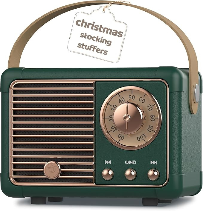 PRUNUS J-999 Retro Bluetooth Speaker,Vintage Decor,Mini Wireless Bluetooth Speaker,Cute Old Fashi... | Amazon (US)