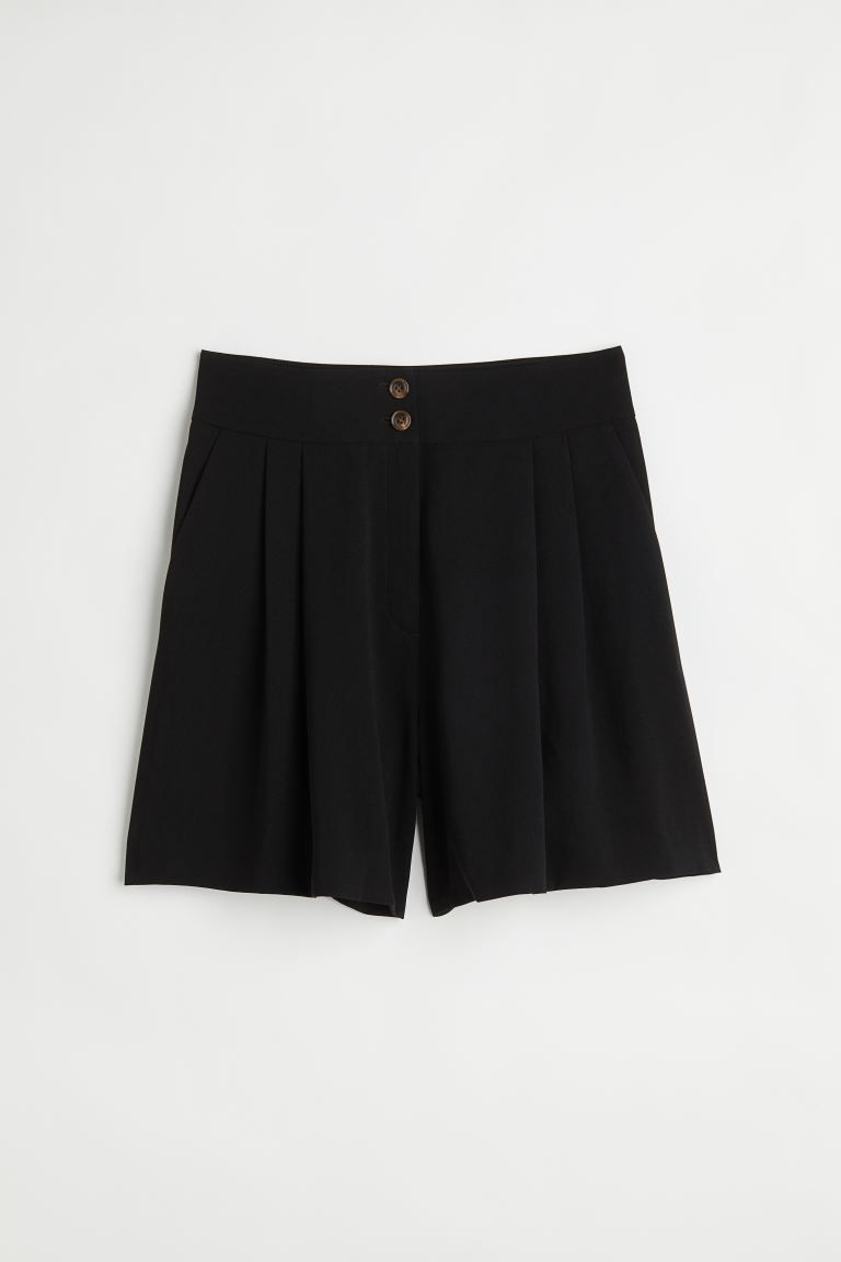 Wide-cut Linen-blend Shorts | H&M (US)