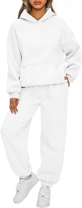 AUTOMET Womens 2 Piece Lounge Sweat Sets Fall Fashion Matching Sweatsuits | Amazon (US)