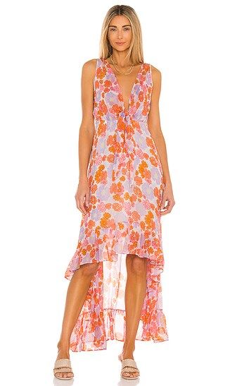 Delina Dress in Flowers | Revolve Clothing (Global)