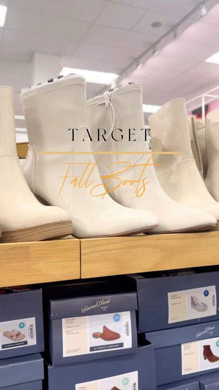 Fall boots, white boots, target fall boots, target shoes 

#LTKSeasonal #LTKshoecrush #LTKstyletip