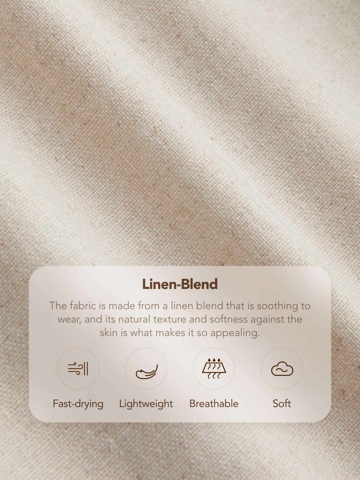 Linen-blend Mid Rise Solid Shorts... | Cider