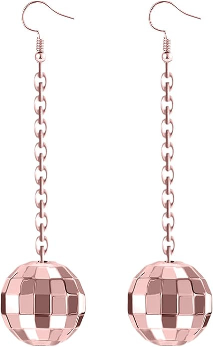 Rave Envy Disco Ball Earrings for Women - 70's Halloween Earrings Women's Costume Accessories - C... | Amazon (US)