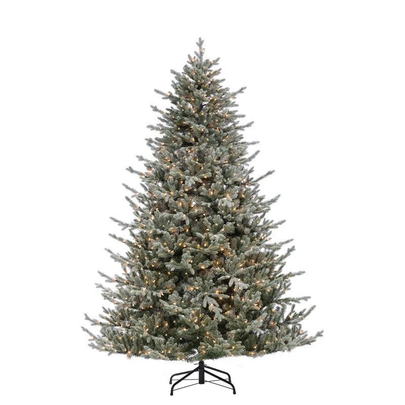 7.5' Lighted Artificial Fir Christmas Tree | Wayfair North America