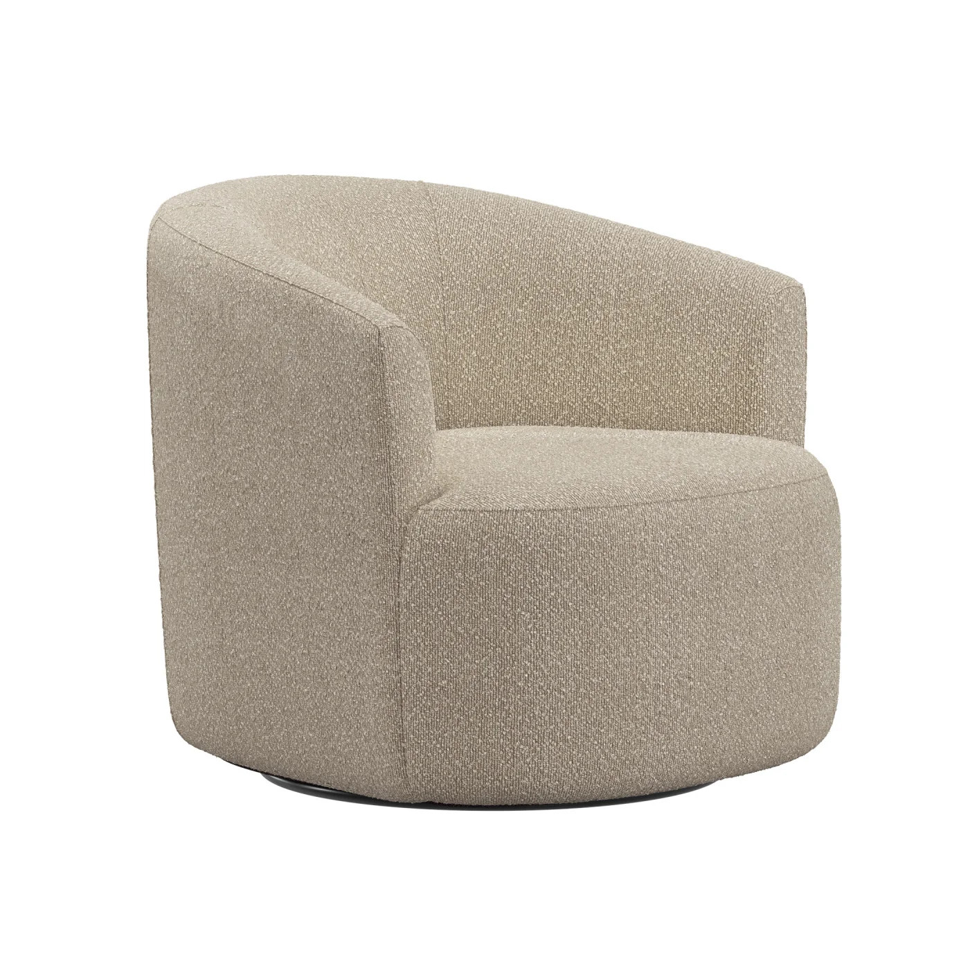 Mainstays Boucle Swivel Accent Chair, Taupe | Walmart (US)