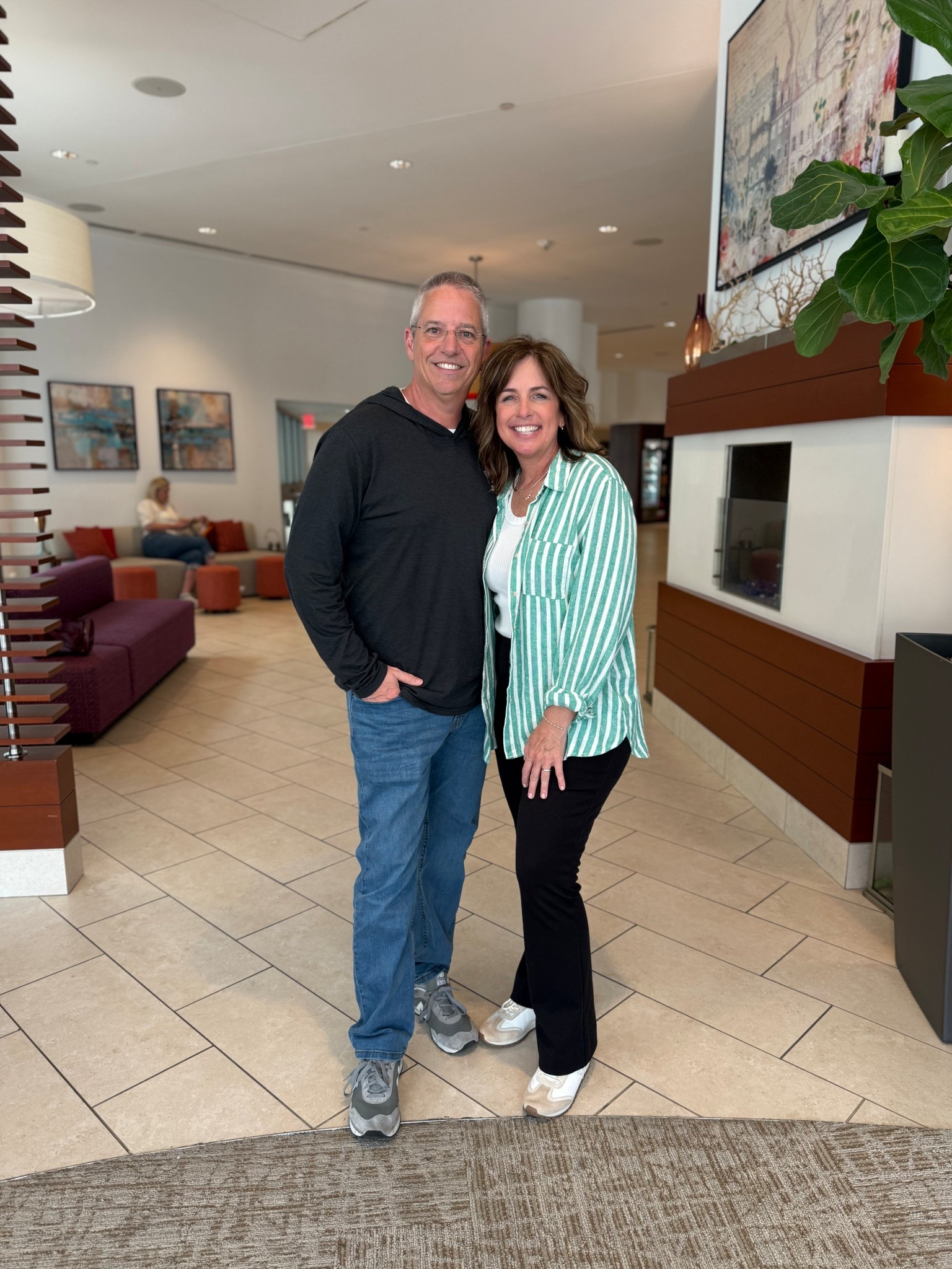 Green Stripes for Spring!  Target -
I’m wearing size large 