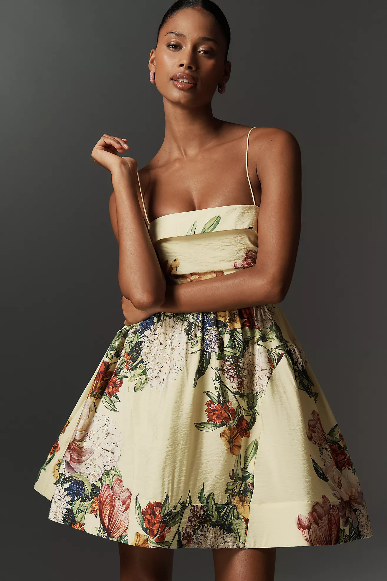 Maeve Sleeveless Fit & Flare Mini Dress | Anthropologie (US)