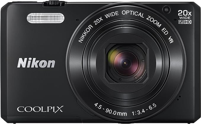 Nikon Coolpix S7000 16 MP Digital Camera with 20x Optical Image Stabilized Zoom 3-Inch LCD (Black... | Amazon (US)