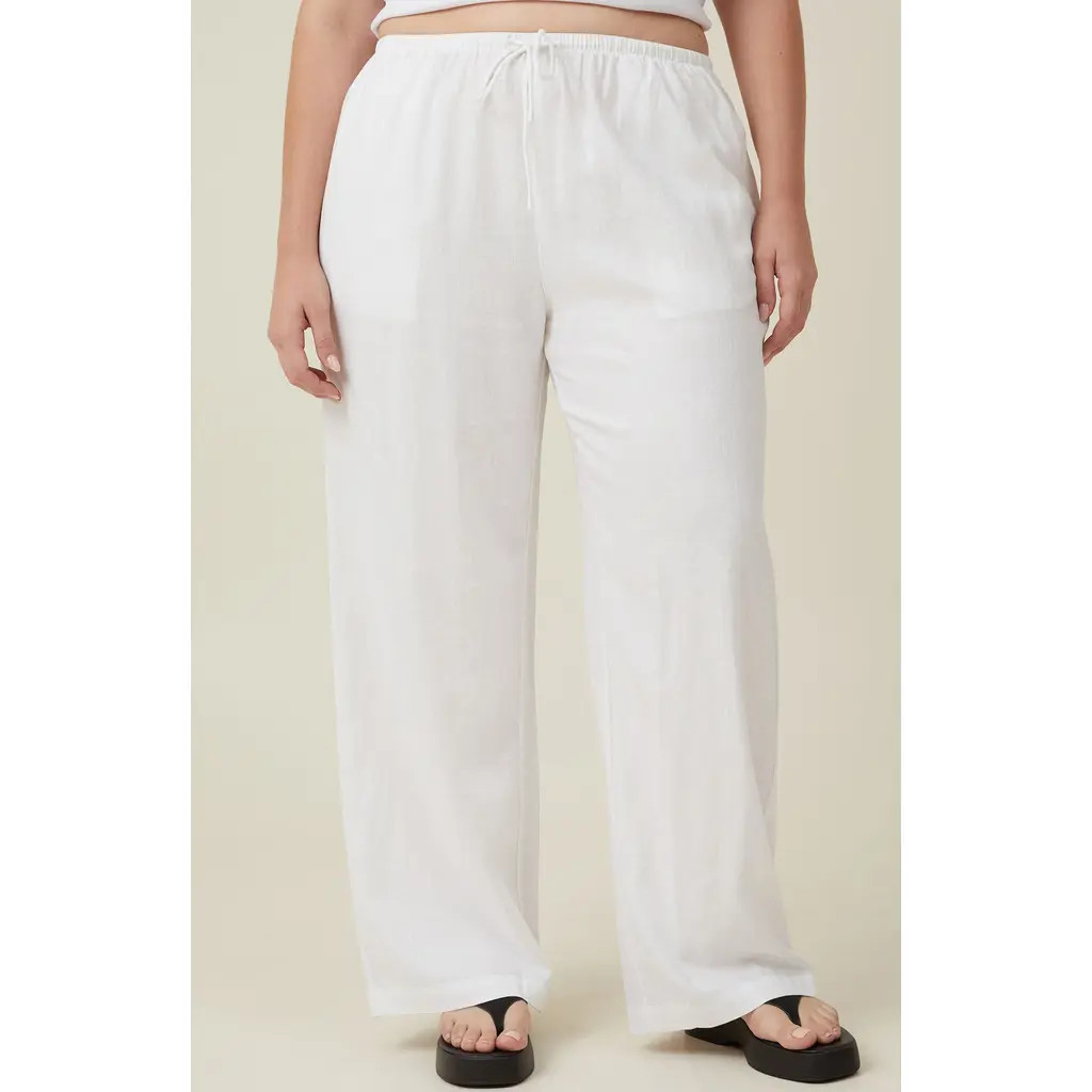 Cotton On Haven Wide Leg Pant in White at Nordstrom, Size 14 | Nordstrom