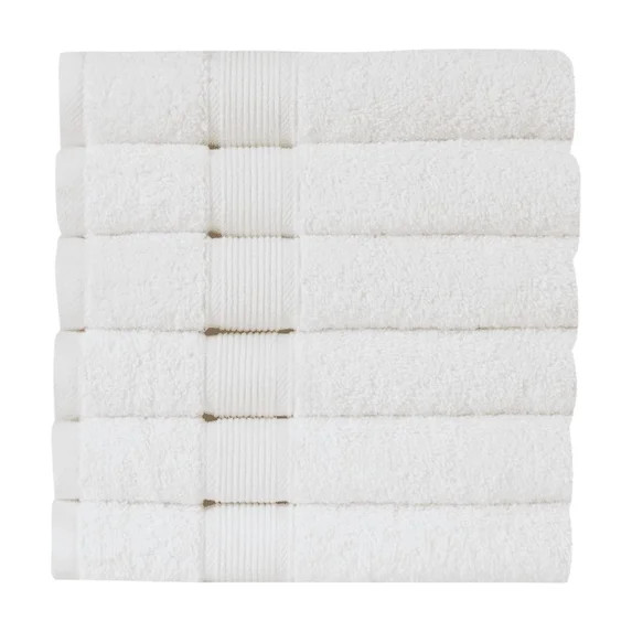 HOME ESSENTIALS 100% Cotton Luxury Hand Towels for Bathroom 12"x12", 600 GSM Soft Travel Face Tow... | Walmart (US)