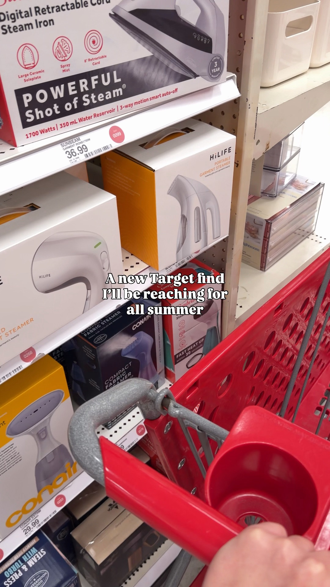 HiLife portable garment steamer now at Target (HL7 featured) #hilife #targetfinds #steamer

#LTKootd #LTKgrwm #LTKvlog