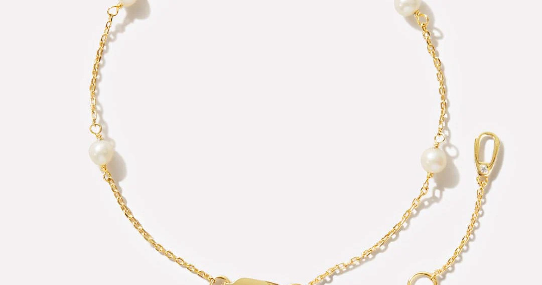 Pearl Station Bracelet - Adelie | Ana Luisa