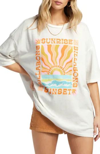 Billabong Sunrise to Sunset Oversize Cotton Graphic T-Shirt | Nordstrom | Nordstrom