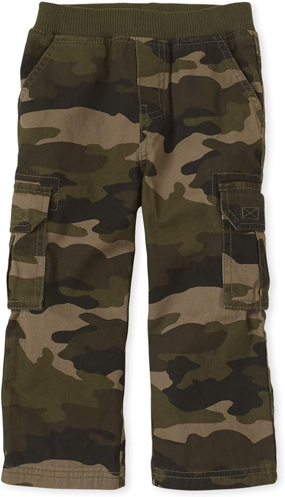 The Children's Place Baby Toddler Boys Pull on Cargo Pants | Amazon (US)