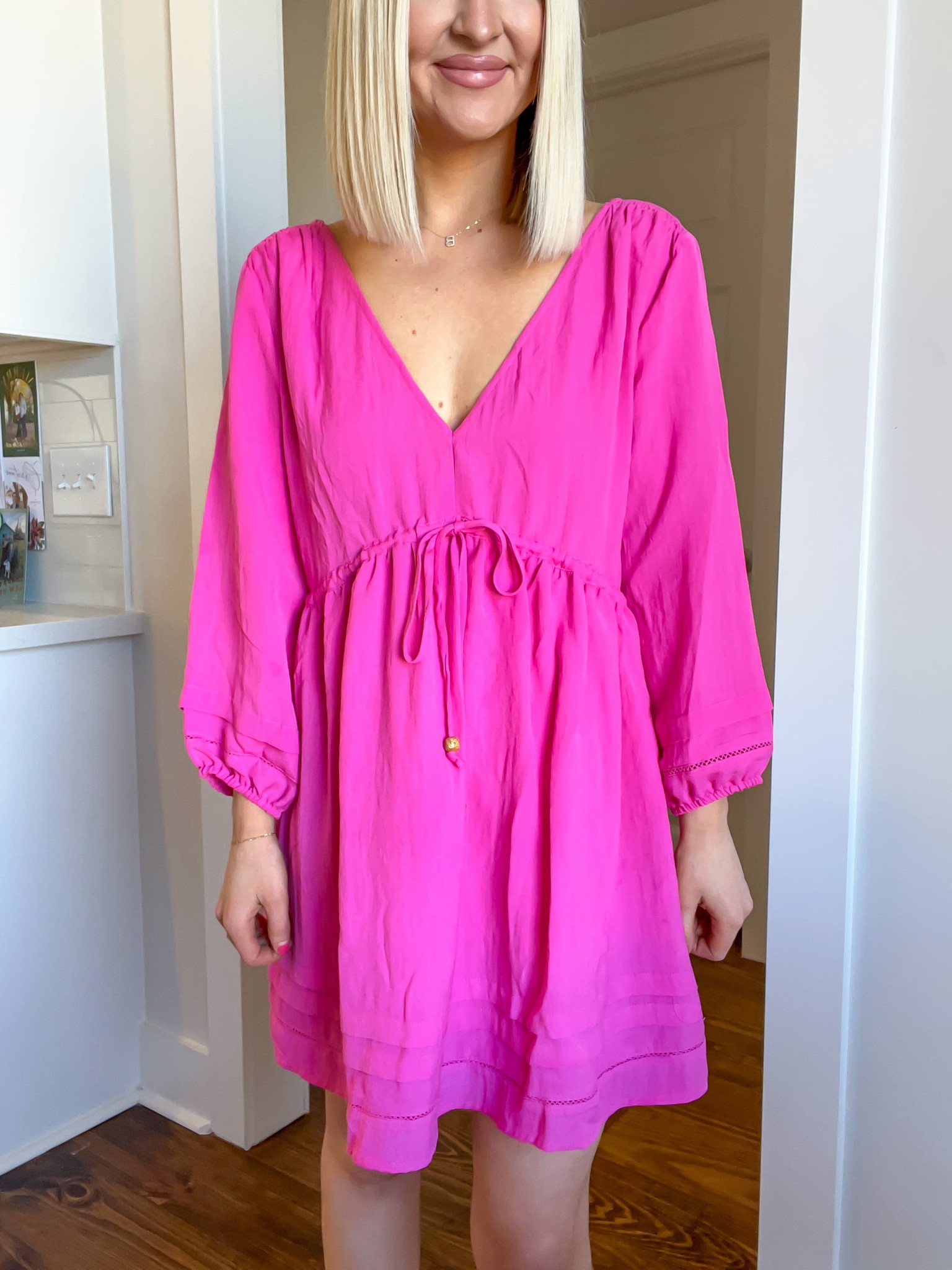 Pink babydoll dress / white babydoll dress
Size: SM 

#LTKunder50 #LTKFind #LTKstyletip