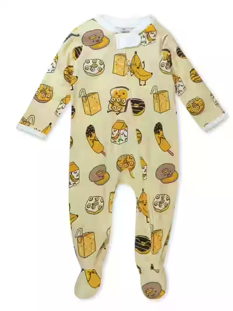 Honest Baby Clothing Organic Cotton Boy/Girl Long Sleeve Sleep N Play, Newborn to 9 Months | Walmart (US)