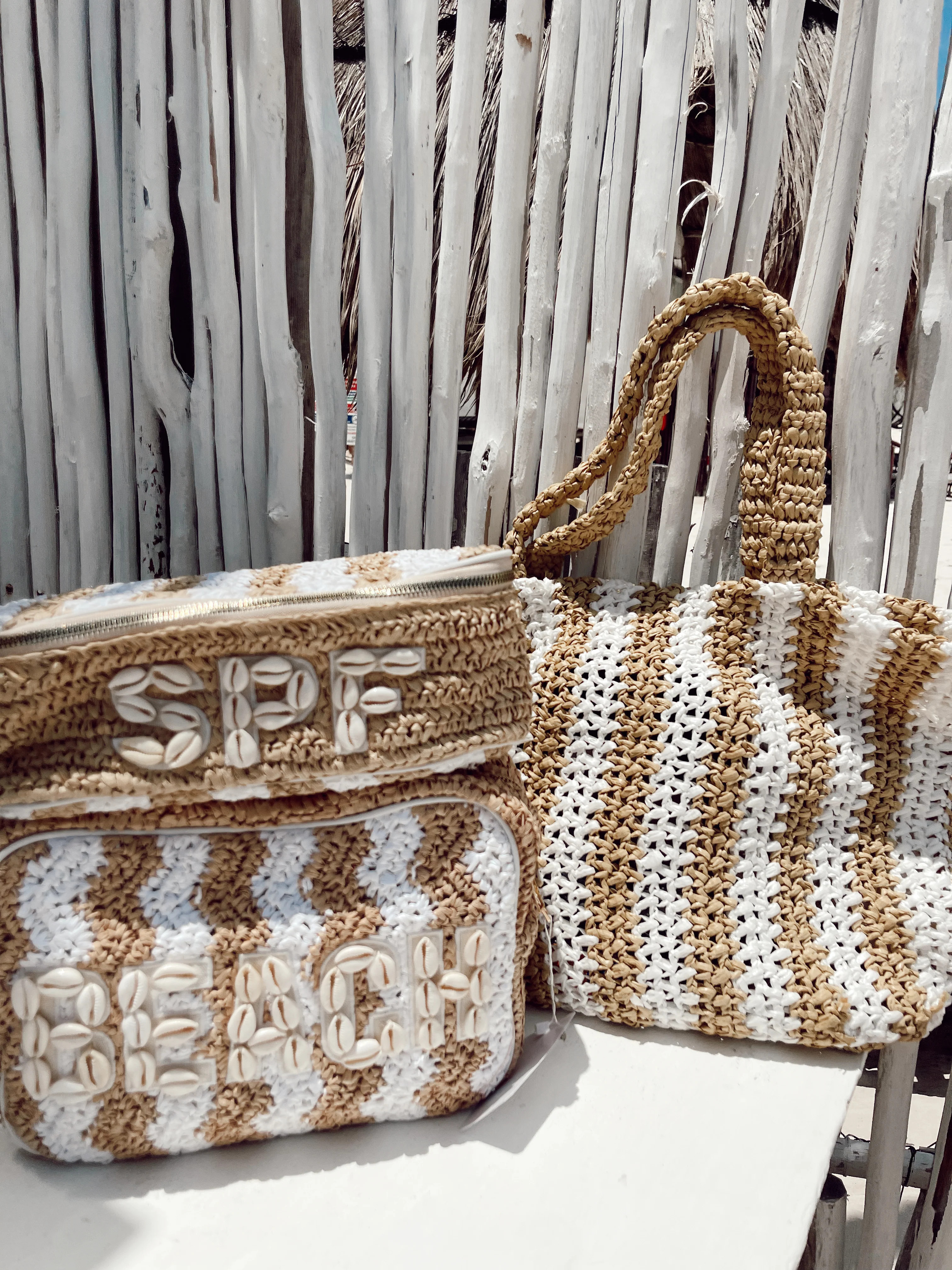SPF, Beach, + Striped Tote Bundle | KenzKustomz