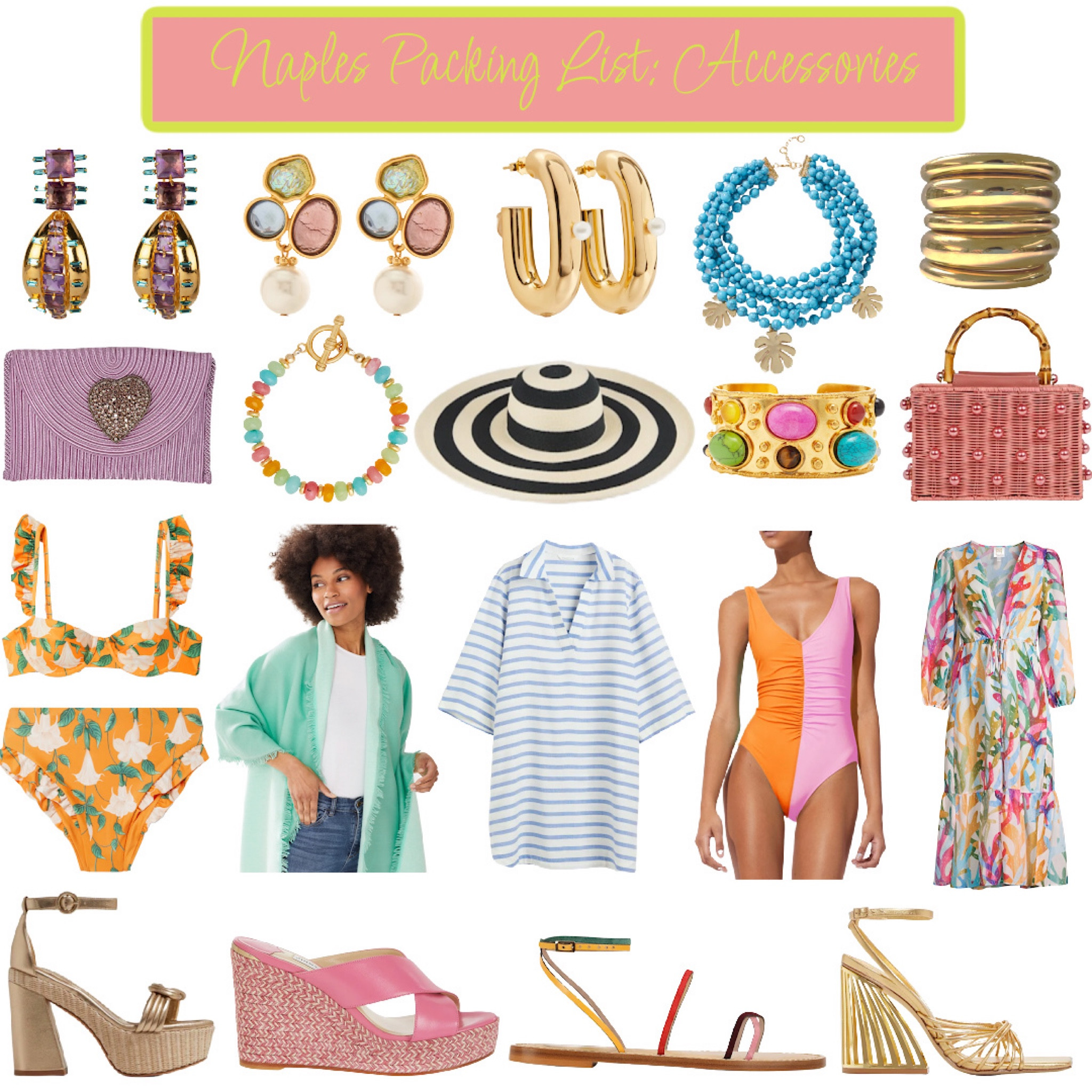 ☀️🌴Naples Packing Inspiration👙😎: I am hosting some of my besties in Naples this weekend and couldn’t stop myself from scouting some warm weather finds. Sadly, I have implemented a *temporary* self-imposed shopping ban, which means I am just window shopping. Here are a few items I have my eye on for when I lift the shopping ban, which if we are being honest is probably going to be the second I stop by Saks at the Waterside Shops (always worth a visit if you’re in Naples 😜). Happy shopping to those not torturing themselves 🛍 !



#themaximalistmix 

#LTKstyletip #LTKtravel #LTKSeasonal