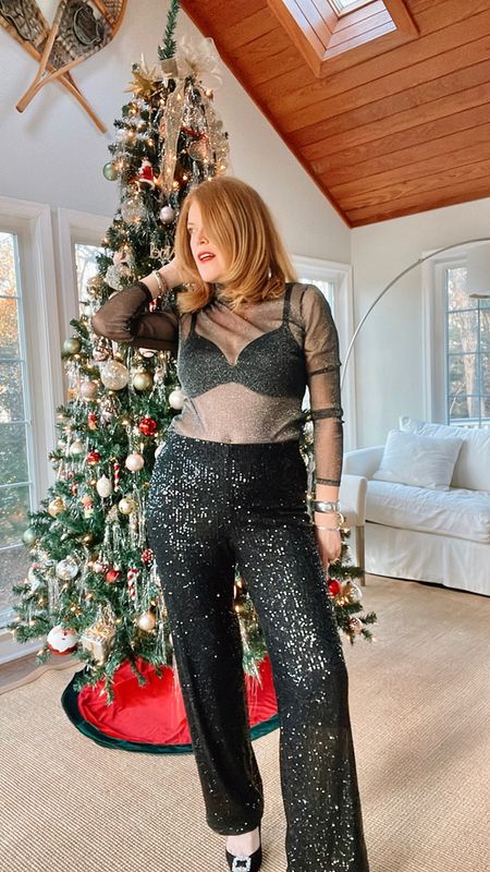 So this is love 🖤 Cozy lounge sets, chic sequins and metallic sheer tops. 

#LTKfindsunder100 #LTKHoliday #LTKstyletip