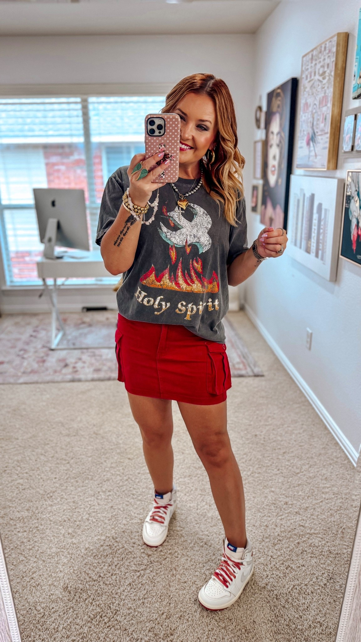 What I wore to see Forrest Frank in concert 🎶 this is my most worn + asked about graphic tee (from bryanandkatietorwalt.store). Cargo skirt is Amazon and comes in a ton of colors. Size up! Necklace stack is from Lavender Blue Soul.

#LTKShoeCrush #LTKOver40 #LTKFindsUnder50