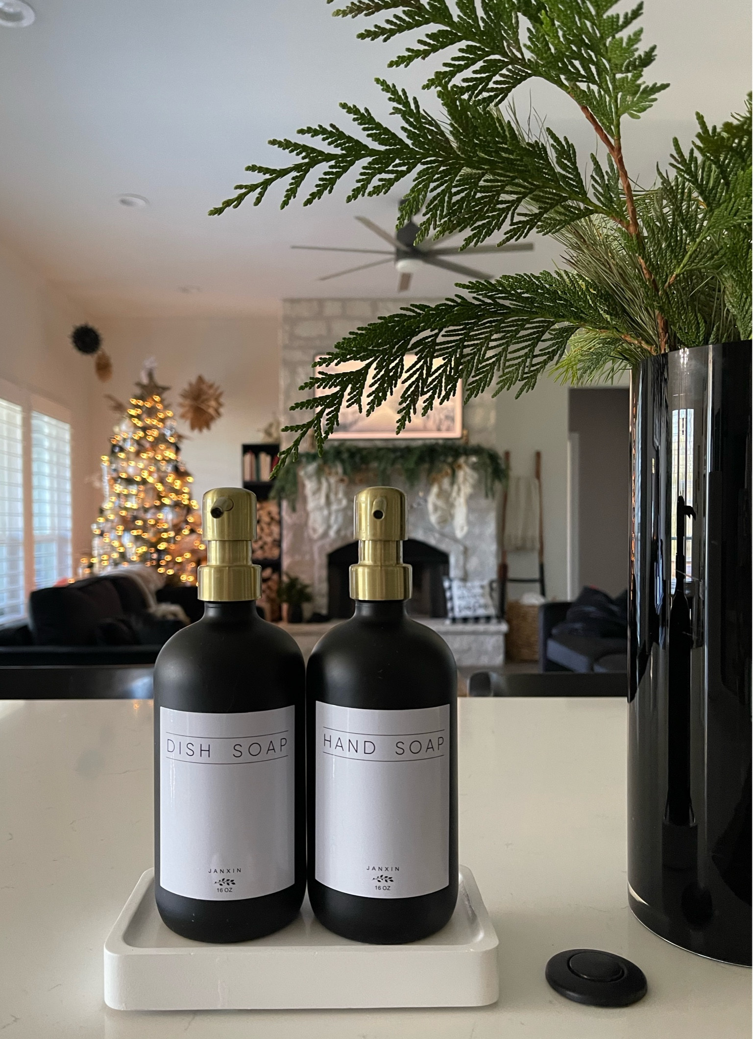 Aesthetic soap descenders for dish washing and hand washing 🖤✨

#LTKHoliday #LTKhome #LTKGiftGuide