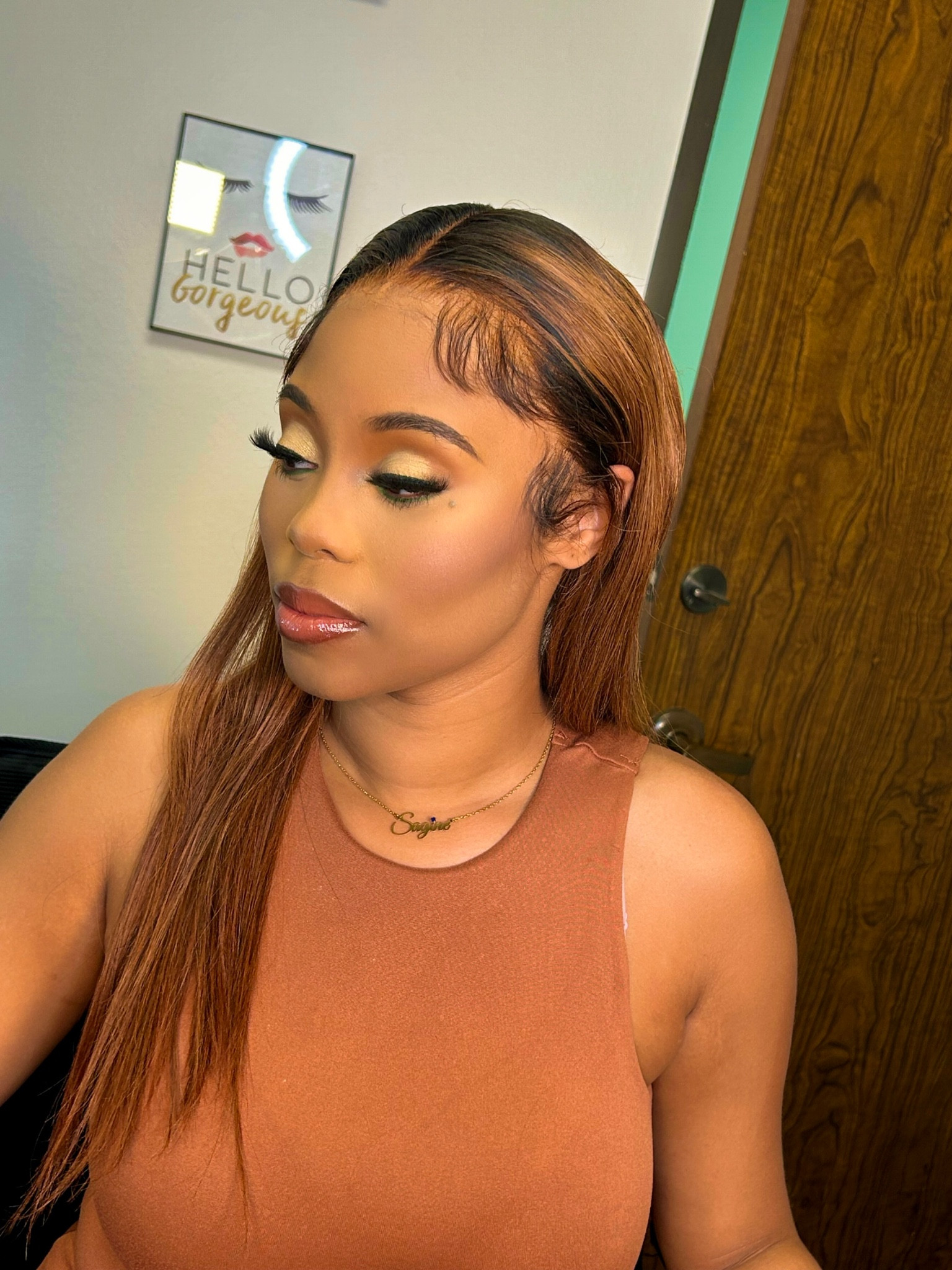 Side view 

Model is wearing : Chocolate Brown Straight Human Hair 13x4 Transparent Lace Front Wigs Virgin Human Hair Wig Pre Plucked with Baby Hair 180% Density Brazilian for Black Women By ELENINE Wig (Brown 13x4 Lace Front Wig Straight, 20 Inch)

Book model for your next project! 💕

#LTKstyletip #LTKsalealert #LTKbeauty