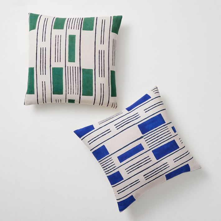 Minimal Lines Pillow Cover | West Elm (US)