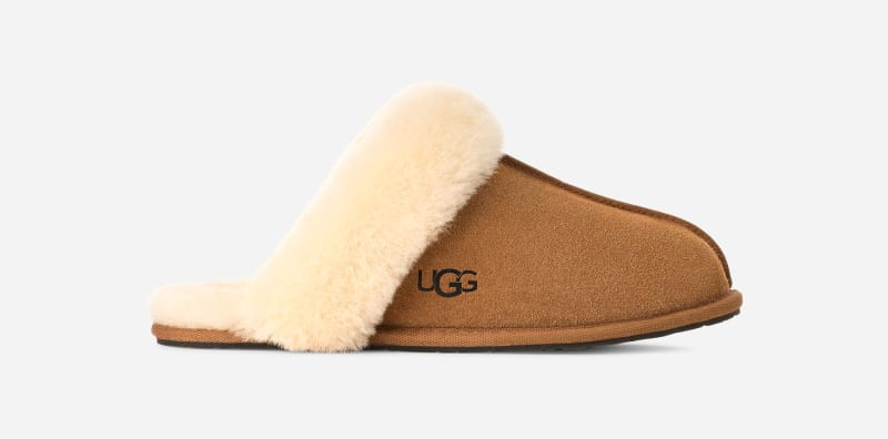 UGG® Women's Scuffette II Suede Sheepskin Slipper in Brown/, Size 11 | UGG (US)