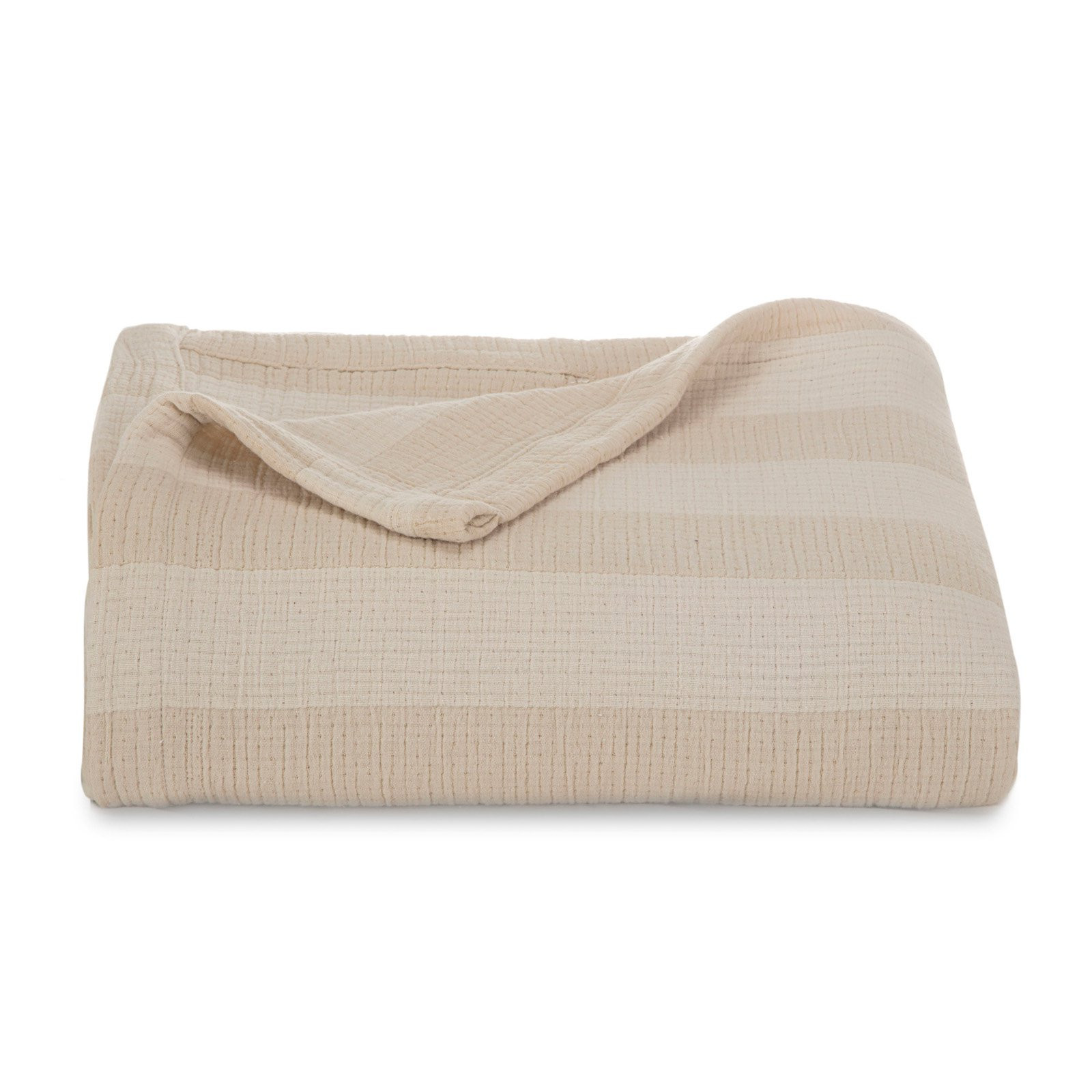 Martex Hampton Stripe Twin Cream Coverlet | Walmart (US)
