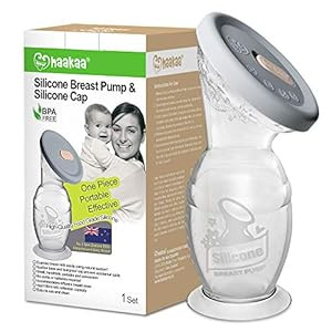 Haakaa Manual Breast Pump with Base 4 Fl Oz/100ml+Lid | Amazon (US)