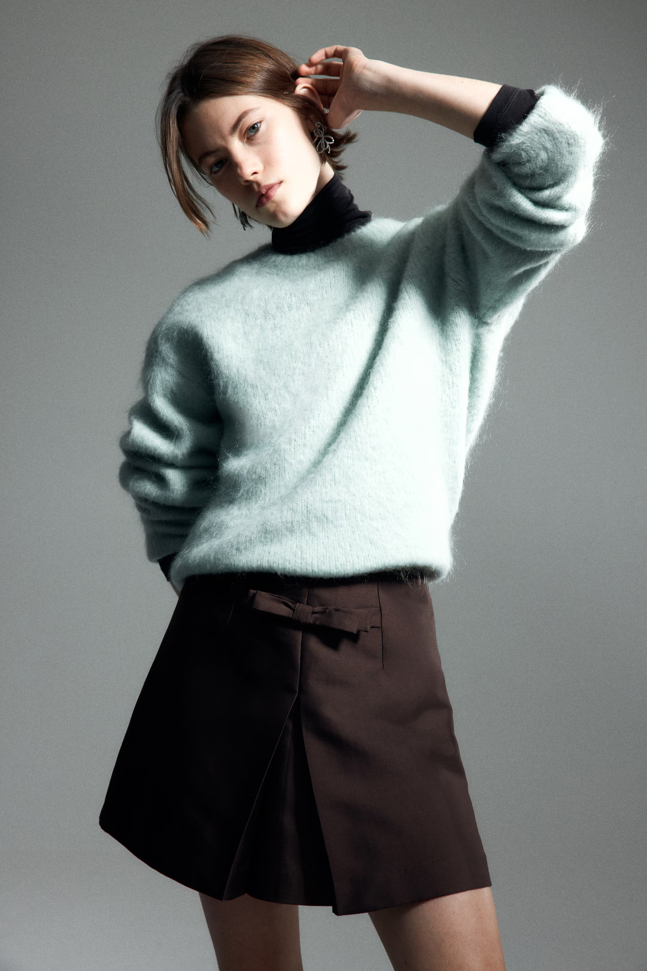 Bow-Front Mini Skirt | H&M (US + CA)