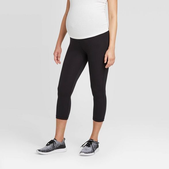 Maternity Crossover Panel Active Capri Pants - Isabel Maternity by Ingrid & Isabel™ | Target