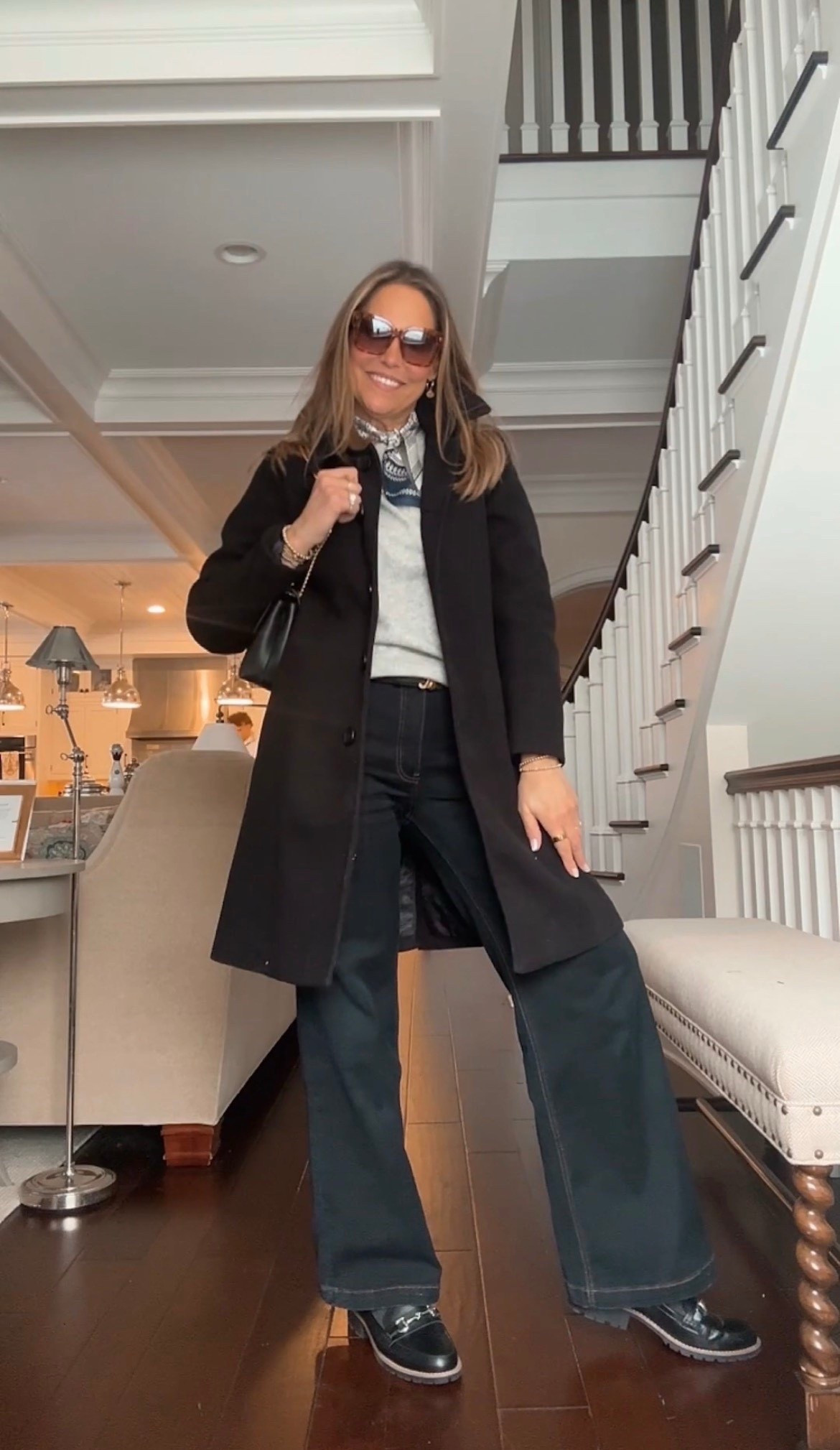 A simple outfit I put together to run some errands. I am especially loving this sweater from lands end. I paired it with a patterned scarf to elevate the look and bring a pop of color to it! 

#LTKOver40 #LTKSeasonal #LTKMidsize