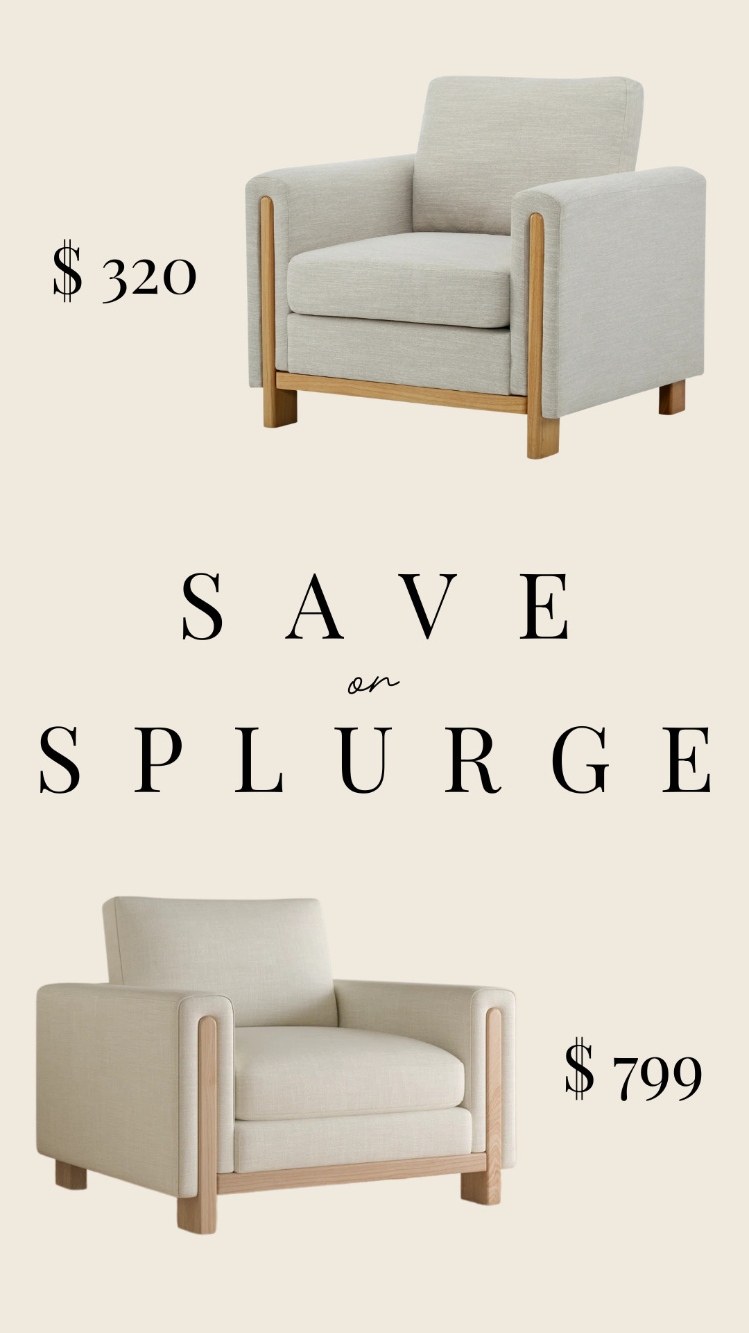 Save or Splurge Accent Chair!

furniture, home decor, interior design #Walmart #Target #Wayfair #JossandMain 

 #LTKHome #LTKSaleAlert