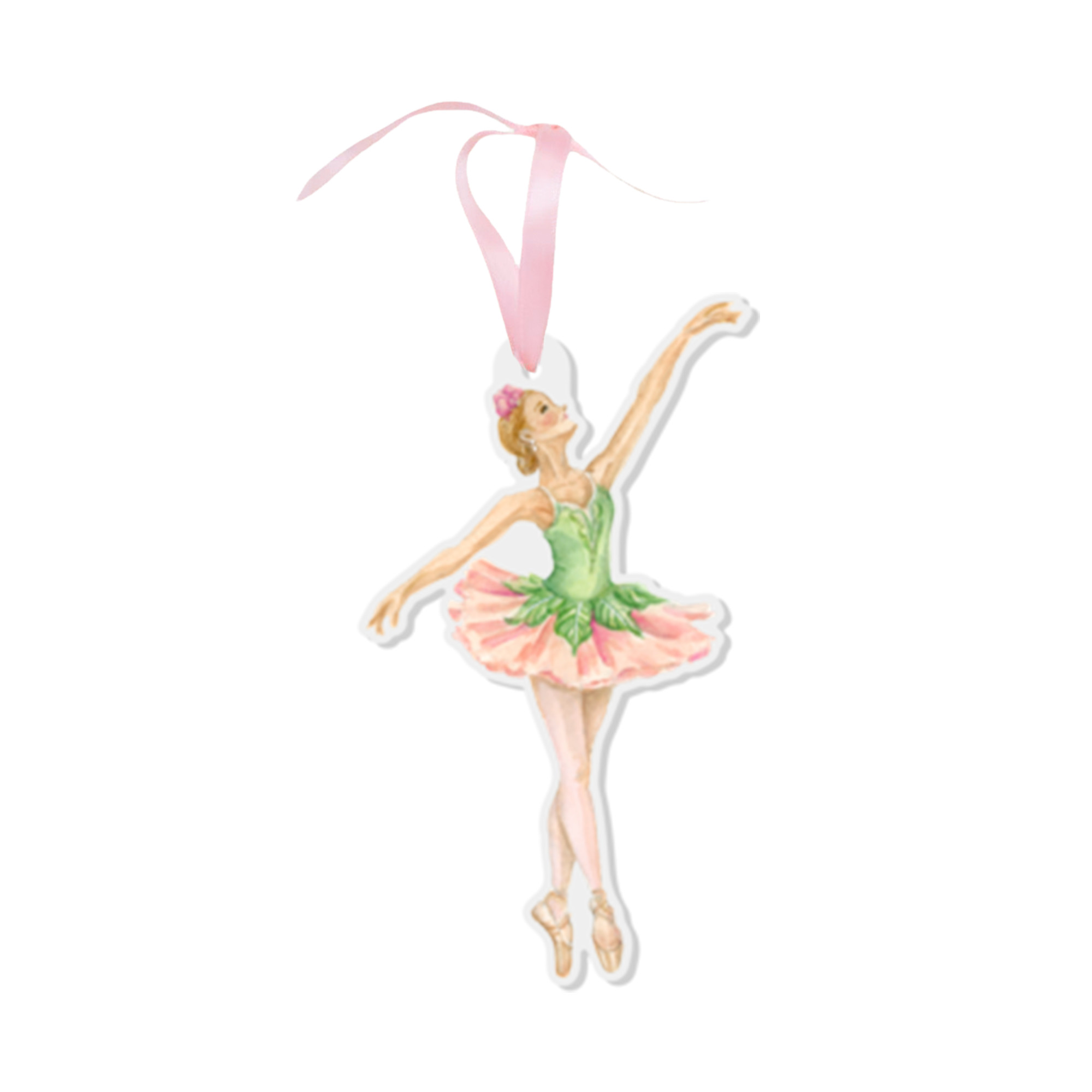 Barely Blemished Waltz of the Flowers Nutcracker Ballerina Watercolor Ornament — Simply Jessica... | Simply Jessica Marie