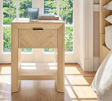Blair Herringbone Mini Nightstand (20") | Pottery Barn (US)