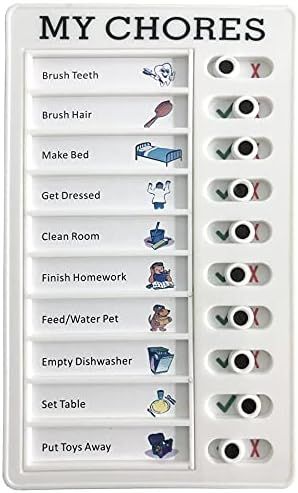 Chore Chart Memo Checklist Board Daily to Do List Planner Check List Chore Board for Kids Adults RV  | Amazon (US)
