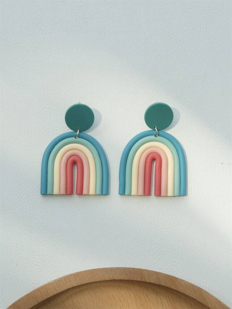 Rainbow Drop Earrings
       
              
              $1.50           
        4.94
       
... | SHEIN