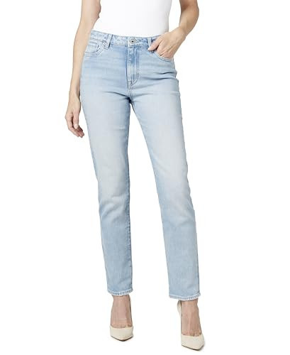 Buffalo David Bitton Women's Hi Rise Straight Jean, Light & Soft Blue, 26 | Amazon (US)