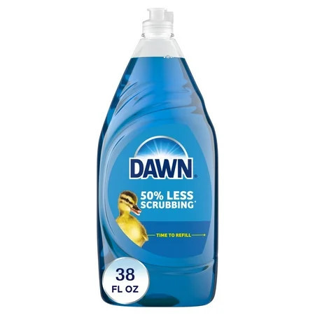 Dawn Ultra Dish Soap Liquid, Dishwashing Liquid, Grease Removal, Original, 38oz | Walmart (US)
